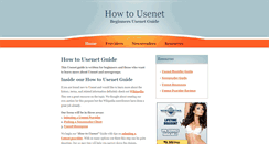 Desktop Screenshot of how-to-usenet.com